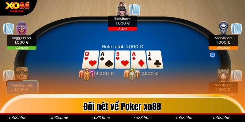 Poker Xo88 Đôi nét về Poker xo88